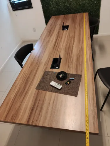 Mesa reunião 10 pessoas 2.70m x 0.90cm