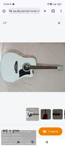 Violão elétrico strimberg novo com capa luxo