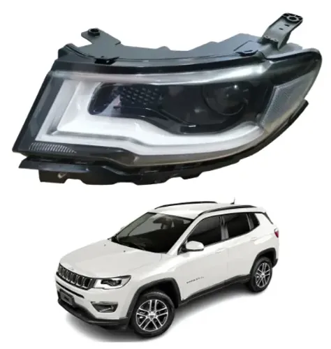 Farol Esquerdo Jeep Compass 2016 A 2021 53488822 Led E Hb3