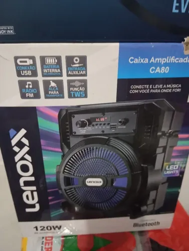 Caixa de som Lenoxx 120w