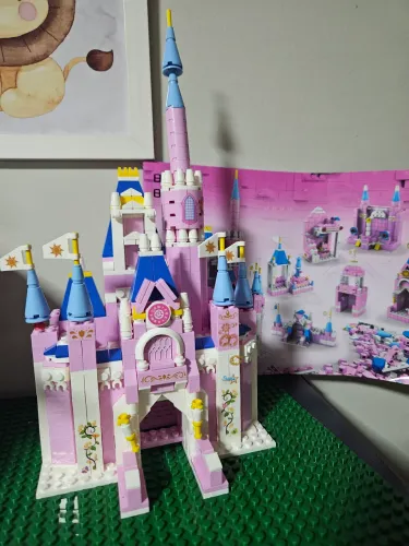 Bloco de montar estilo lego - Castelo - 1000 pecas