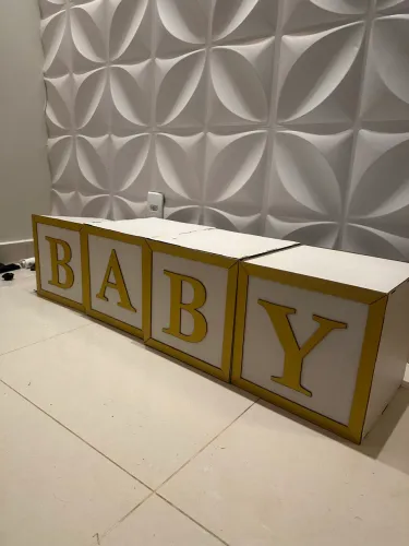 Cubo decoração BABY