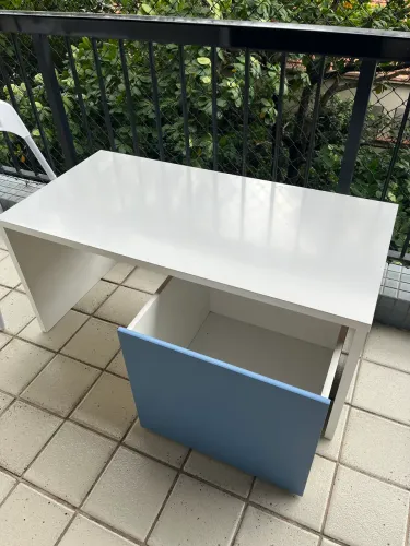 Escrivaninha Infantil + Baú de Brinquedos Minimimos