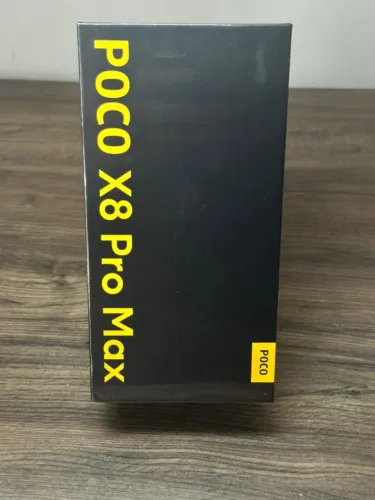 POCO X8 PRO MAX 512GB / 12GB RAM LACRADO ! NOVO ! VERSÃO GLOBAL BRANCO