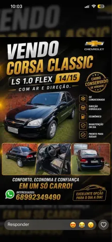 Chevrolet Classic Life/ls 1.0 VHC Flexp. 4P 2015