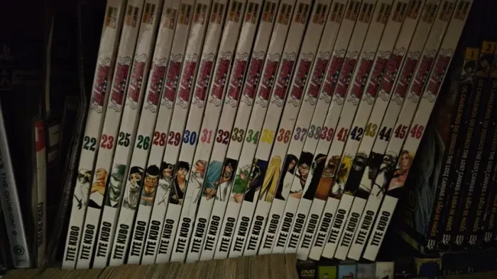 conjunto mangás bleach 22 volumes ( entre 22 e 46)