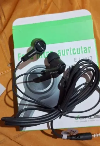 Fone de Ouvido com Fio/Microfone Extra Bass