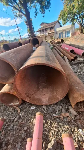Tubos para água, outdoor, galpão, etc..