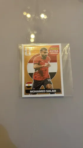 Figurinha extra stickers  mohamed salah bronze 