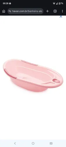 Banheira rosa da Havan