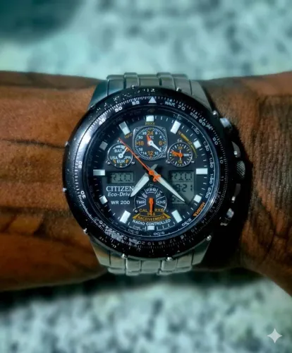 VENDO CITIZEN ECO DRIVE U600 HORA MUNDI RADIO CONTROLED