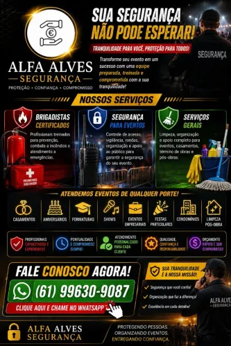 SEGURANÇA/BRIGADISTA E SERVIÇOS GERAIS