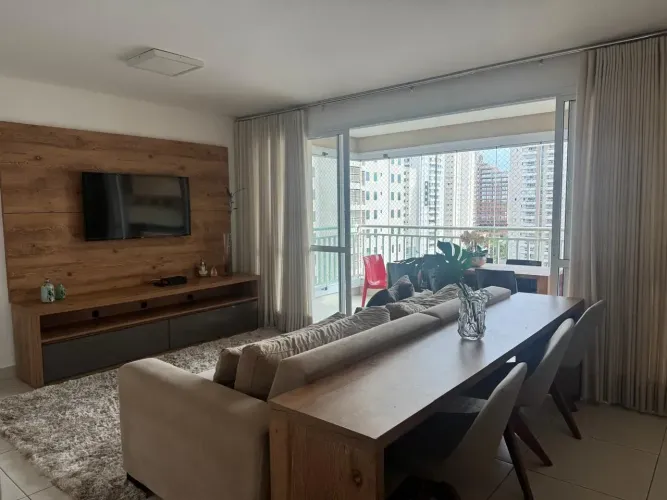 Alugo apartamento mobiliado com 94 m² com 3 suítes no Setor Bueno - Goiânia - GO
