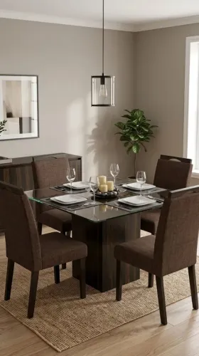 Mesa com 4 cadeiras 