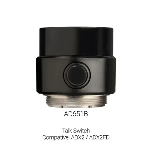 Botão Shure AD651B Talk Switch - Para Linha Axient Digital ADX2 / ADX2FD