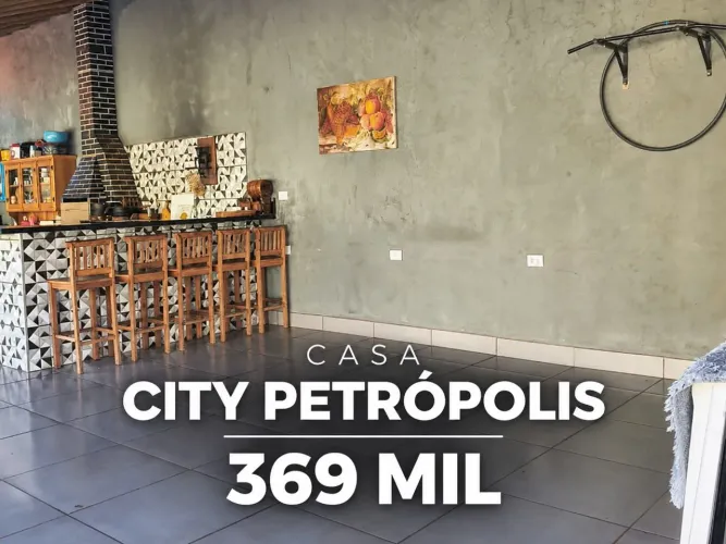 Casa City Petrópolis R$ 369 MIL