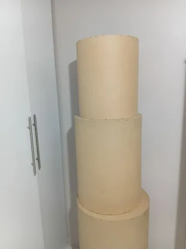 KIT CILINDROS MDF PARA DECORAÇÃO 