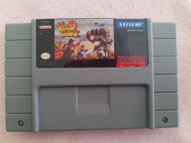 WILD GUN'S SNES PLACA ORIGINAL DA NINTENDO