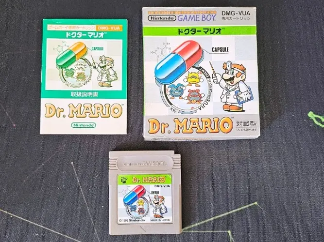 Dr. Mario (JP) original - Game Boy - Com caixa e manual