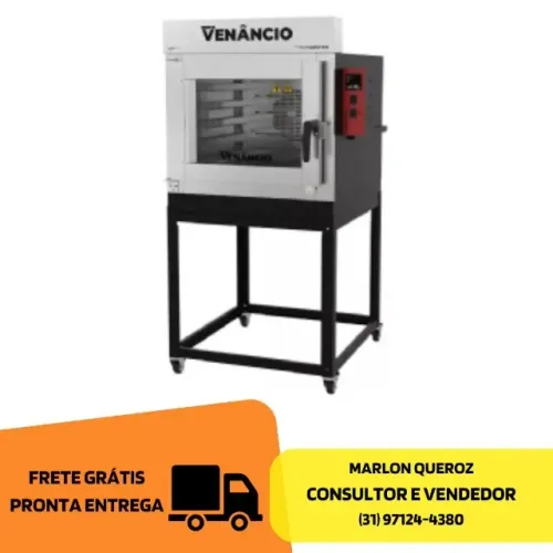 Forno Turbo 5 Esteiras H-Gás Venâncio