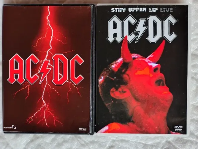 DVD AC/DC Stiff Upper Lip Live + Live London Hippodrome Theater (usado)