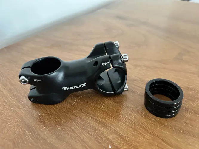 Mesa Avanço TranzX para Bicicleta + 4 Espaçadores | Novos