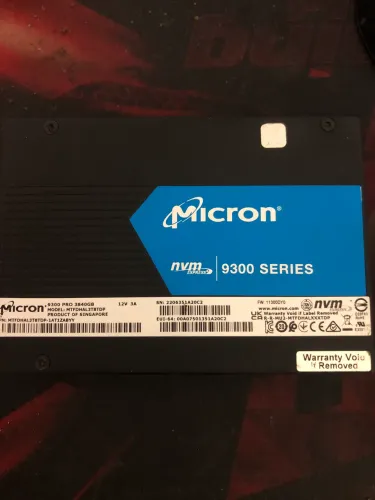 Ssd NVM pro 9300 Séries Mícron 3.84TB