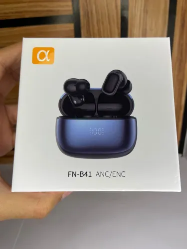 Fone de Ouvido Bluetooth FN B41 Wireless ANC ENC A Gold Pro plus an5