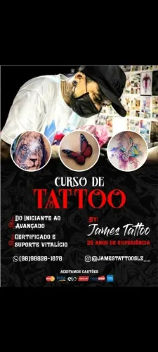 Curso de tatuagem vitalício