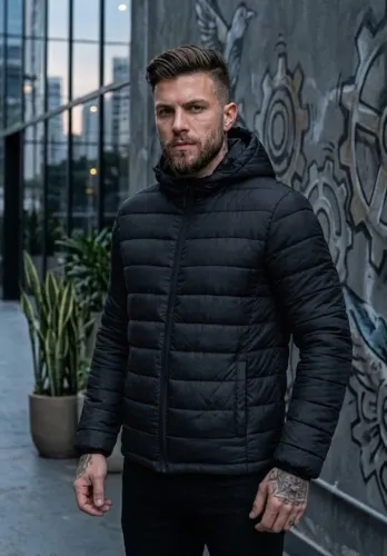 Jaqueta Preta Para Frio Intenso Nos Tamanhos P M GG