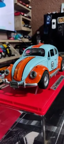 Fusca Gulf Scala 1:24 Som e Luz