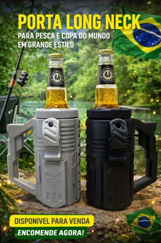 Porta Long Neck Tático | Copa do Mundo | Personalizado