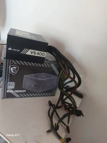 Fontes 400w e 600w - Corsair VS400 + MSI MAG A600DN