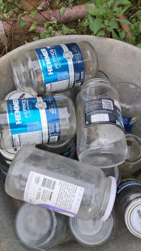 Vidros conserva usados 10 centavos casa