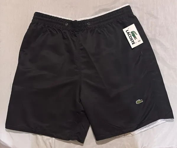 Short masculino preto Lacoste
