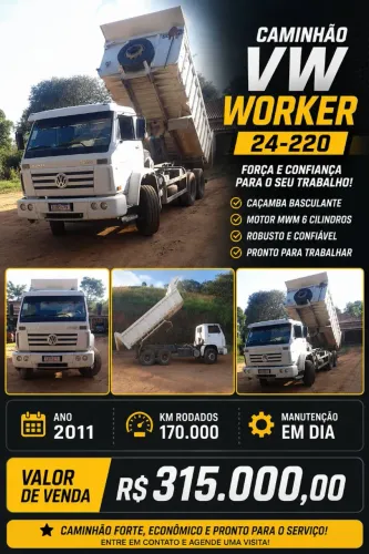 Caminhão 24-220 disponível