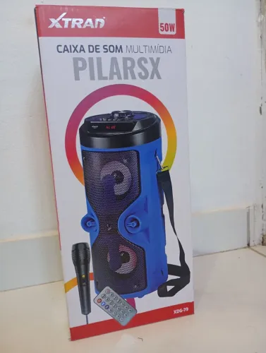 CAIXA DE SOM COM MICROFONE