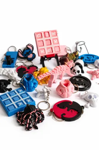 Kit 10 Chaveiros Aleatórios Para Revenda ou Uso Pessoal Geek 