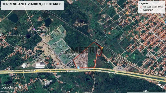 Terreno de 9,9 hectares no Anel Viario, Caucaia -CE