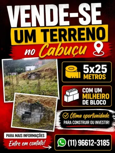 Terreno no Cabuçu (guarulhos)