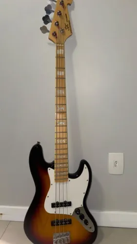 Contrabaixo SX SJB75 Jazz Bass Vintage Series - Sunburst - Braço Maple com Blocos