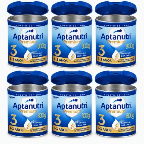 Latas de Leite Aptanutri 3 (800g) Vazias - Resistentes e Reutilizáveis Ótimas para Artesan