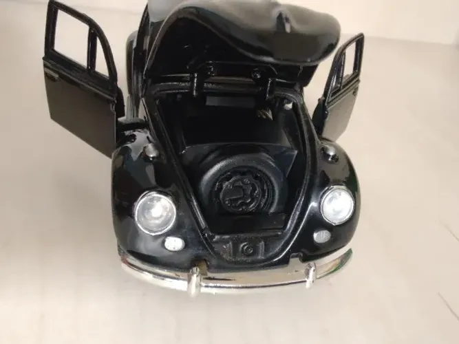 Miniatura - Fusca Preto 1967 1:32 (12 cm.) - Suny Side 5746
