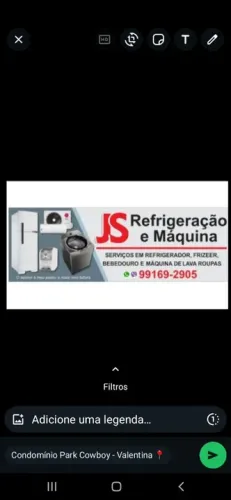 Refrigeração e Máquina de Lavar Roupas