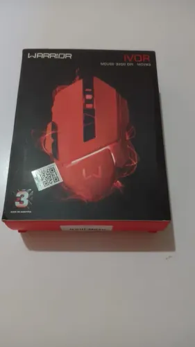 Mouse Gamer Warrior 3.200dpi usb Laranja