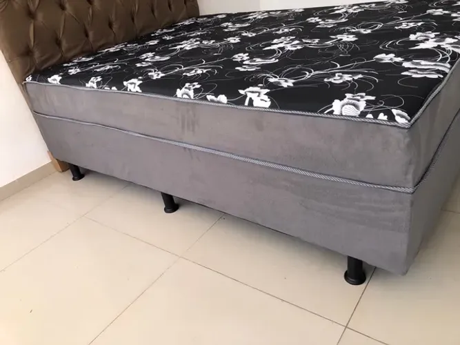 Cama box casa 