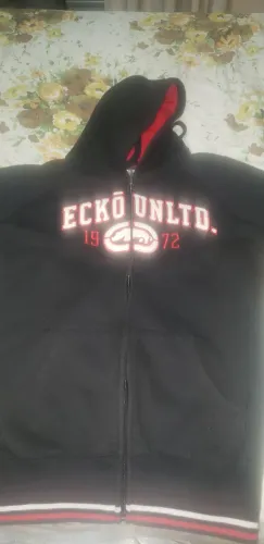 Jaqueta Ecko Unltd. Preta com Capuz