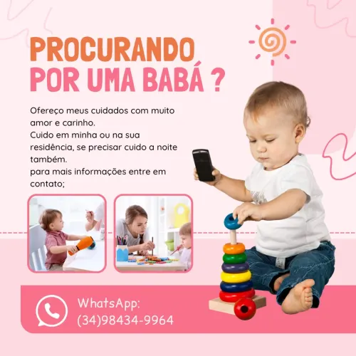 Babá ofereço meus serviços