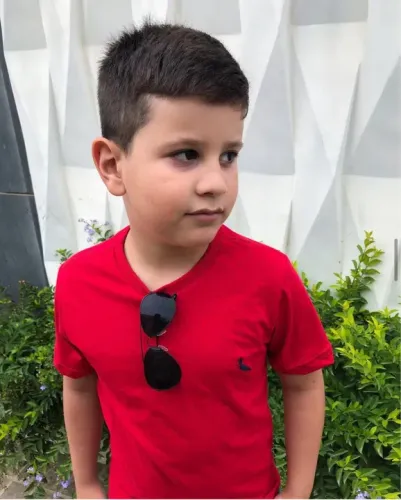 Camiseta algodão - 4 a 16 anos 