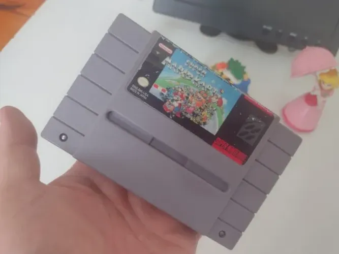Cartucho Mario Kart Snes Original (relabel frontal)